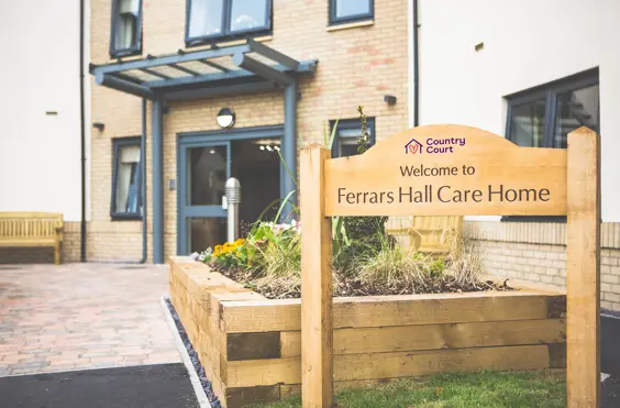 Ferrars Hall Care Home - outside view of care home